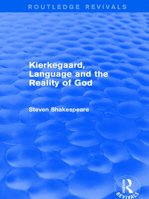 cover image of Kierkegaard, Language and the Reality of God